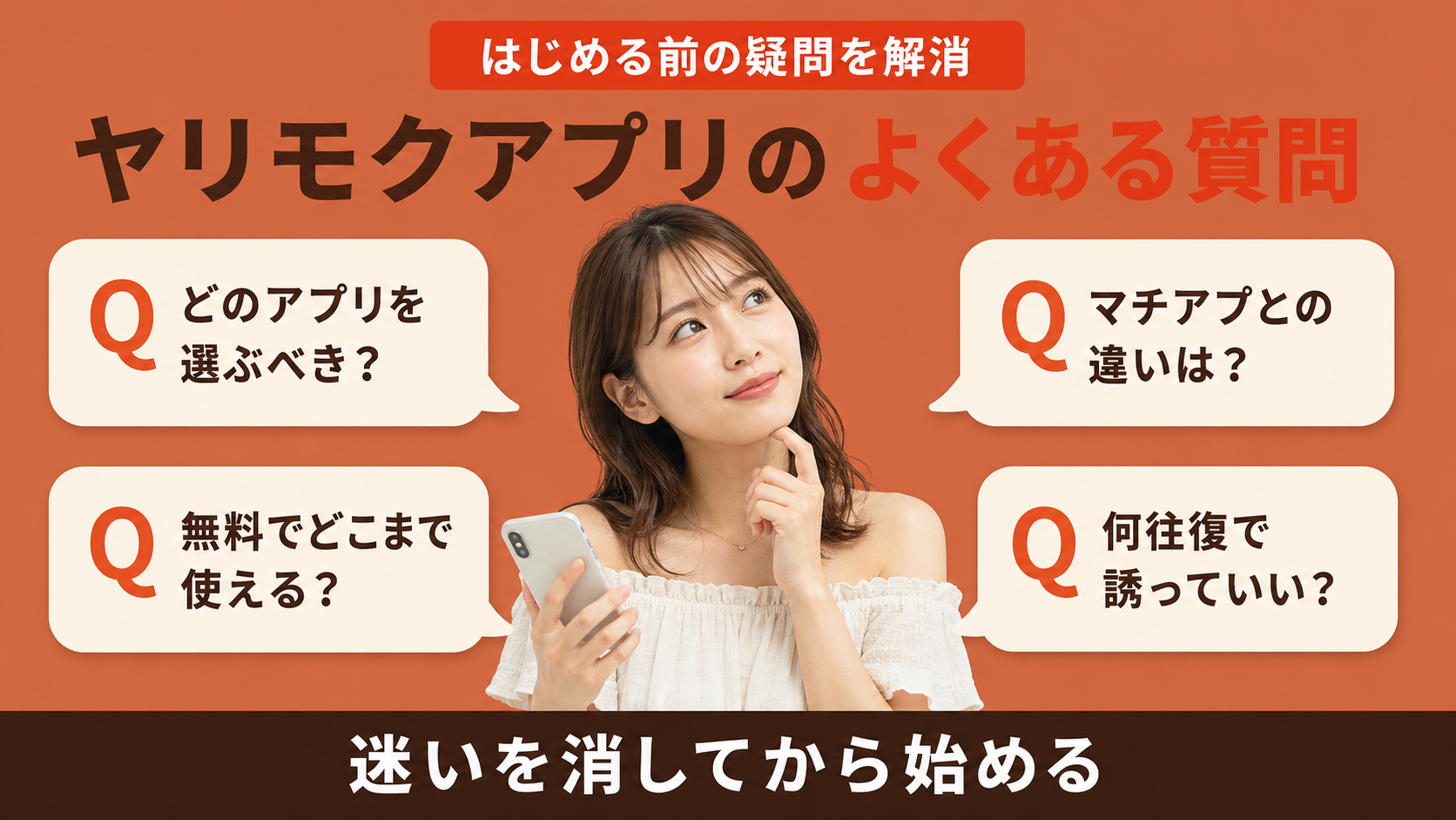 ヤリモクアプリのよくある質問