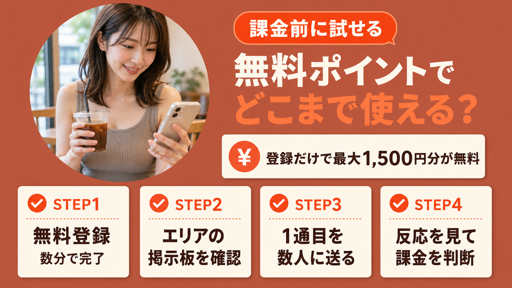 ヤリモクアプリは無料ポイントでどこまで使えるか